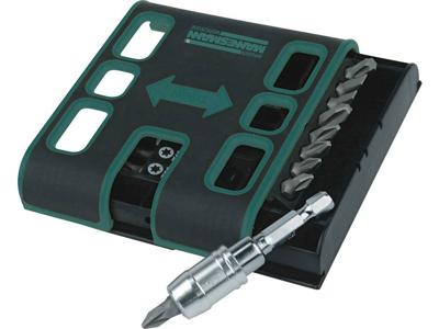 Brüder Mannesmann Bitset met magnetische snelwissel bithouder (18 dlg)