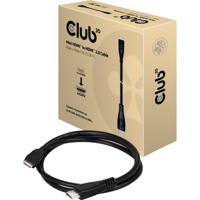 club3D CAC-1350 HDMI-kabel HDMI Aansluitkabel HDMI-mini-C-stekker, HDMI-A-stekker 1.00 m Zwart 4K UHD - thumbnail