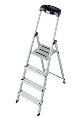 Vrijstaande ladder SAFETY 4 stappen KRAUSE