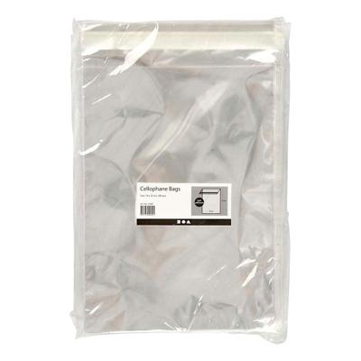 Creativ Company Cellofaan zakjes, h: 25,3 cm, b: 18 cm, dikte 25 my, 200 stuk/ 1 doos Creativ Company Cellofaan zakjes, h: 25,3 cm, b: 18 cm, dikte 25 my, 200 stuk/ 1 doos