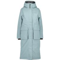 Didriksons Leya Long Parka Jas Dames Factory Blue 40 - thumbnail