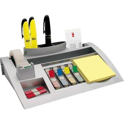 Post-it Desk Organizer C50 7000062207 Tafelorganizer Zilver (metallic) Aantal vakken: 7 Post-it Desk Organizer C50 7000062207 Tafelorganizer Zilver (metallic) Aantal vakken: 7