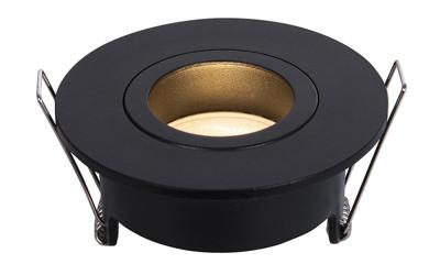 Inbouwspot Enkel BWS Spears Dimbaar IP65 Mat Zwart