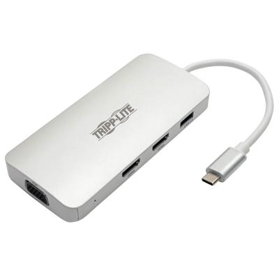 USB-HUB Eaton U442-DOCK12-S Zilverkleurig