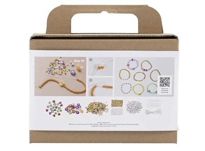 Creativ Company Mini creatieve box sieraden, kleurrijke armbanden, 1 doos Creativ Company Mini creatieve box sieraden, kleurrijke armbanden, 1 doos