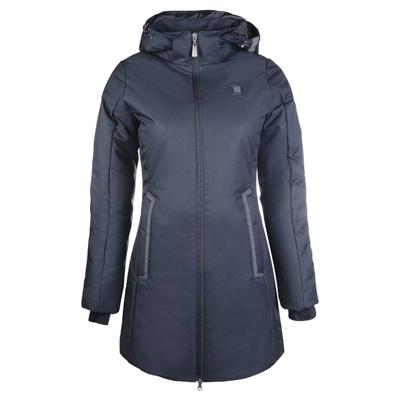 HKM Elegant Winterjas heated donkerblauw maat:m