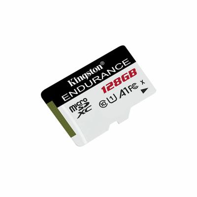 Kingston High Endurance microSD-kaart 128 GB Class 10 UHS-I Kingston High Endurance microSD-kaart 128 GB Class 10 UHS-I