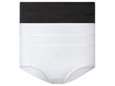 esmara 5 dames hipsters (L (44/46), Zwart/wit)