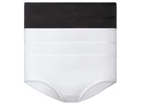 esmara 5 dames hipsters (L (44/46), Zwart/wit) - thumbnail