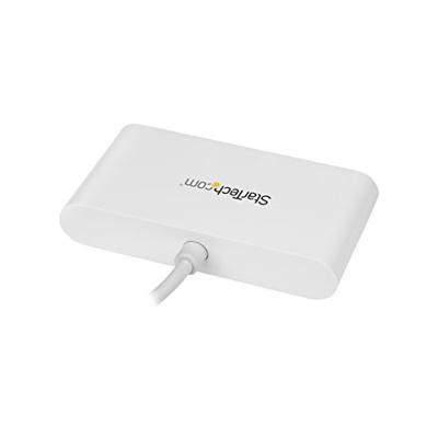 StarTech.com 4 Port USB-C Hub met 4x USB-A Ports (USB 3.0 SuperSpeed 5Gbps) - USB Bus Powered - USB-C nar USB-A Laptop Adapter Hub - USB 3.1 Gen 1/USB 3.2 Gen 1 Type-C Hub - Wit