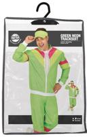 Neon Groene Tracksuit Heren - thumbnail