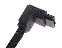 SilverStone sata iii kabel 50cm (zwart, 6gb/s, 90º connector, cp08) - thumbnail