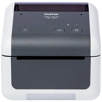 Brother TD-4210 D Labelprinter Thermisch 203 x 203 dpi Antraciet, Wit USB, RS-232