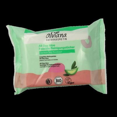 Reinigingsdoekjes vochtig aloe vera 25 Stuks