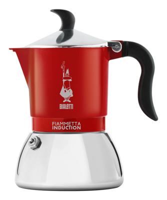 Italiaanse Koffiepot Bialetti FIAMMETTA INDUCTI Rood Aluminium 4 Koppar - thumbnail