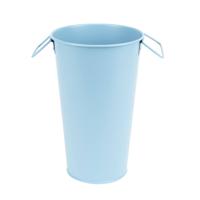 Esschert Design Vaas 25,9 X 16,2 Cm Zink Lichtblauw - thumbnail