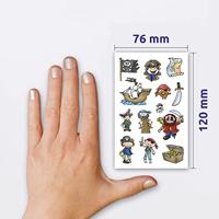 Avery AV-53197 Papieretiket Z-design Kids Pakje A 3 Vel Piraten - thumbnail