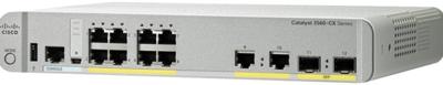 Cisco WS-C3560CX-8PC-S Managed Gigabit Ethernet (10/100/1000) Power over Ethernet (PoE) White Network switch