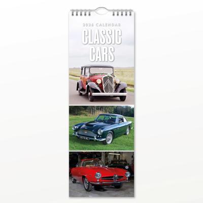 Classic Cars Slimline Kalender 2026