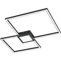 LED Plafondlamp - Trion Hydro - 28W - Warm Wit 3000K - Dimbaar - Vierkant - Mat Antraciet - Aluminium - thumbnail