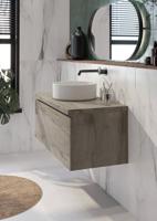 Tweedekans Ben Engraved Cross afdekset voor inbouw wastafelkraan Mat zwart 05368 - thumbnail