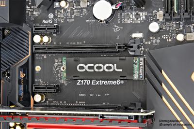 Alphacool HDX - M.2 SSD M01 - 80mm heatsink