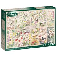Falcon - Country Diary Summer (1000 Stukjes) - Puzzel;Puzzel (8710126113059) - thumbnail