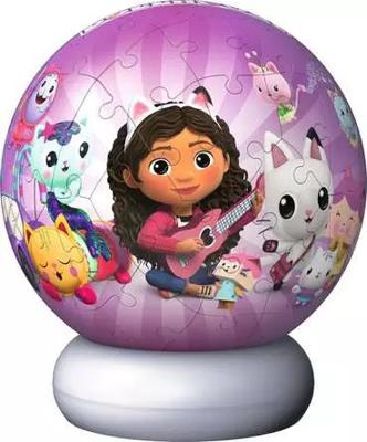 Ravensburger 3d puzzel nachtlamp gabby's dollhouse - 73st.