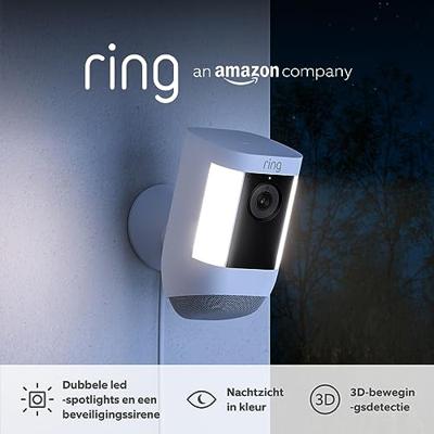 ring Spotlight Cam Pro - Plug-In - White 8SC1S9-WEU2 IP Bewakingscamera WiFi 1920 x 1080 Pixel