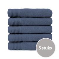 The One Badhanddoek 450 gram 70x140 cm Denim Faded (5 stuks) - thumbnail