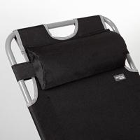 Liggende ligstoel Aktive Polyester 600D Staal Zwart 177 x 47 x 34 cm - thumbnail