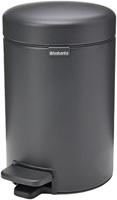 Brabantia pedaalemmer Newlcon 3 liter mineral infinite grey - thumbnail
