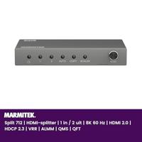 Split 712 - HDMI splitter 8K 60Hz - 1 in / 2 uit - thumbnail