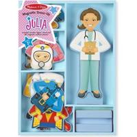 Melissa & Doug Houten aankleedpop Julia 24 delig - thumbnail