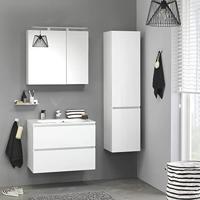 Tiger Loft Hoge Kolomkast 40x35x160 cm Hoogglans Sneeuwwit - thumbnail