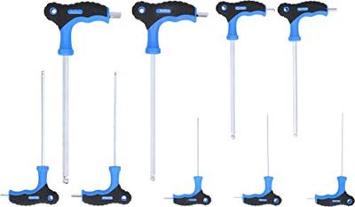 Brilliant Tools BT041100 Haakse schroevendraaierset 2 mm, 2.5 mm, 3 mm, 4 mm, 5 mm, 6 mm, 7 mm, 8 mm, 10 mm 9-delig