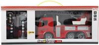 Toi-Toys Brandweer wagen hoogwerker met stoplicht en flits paal - thumbnail