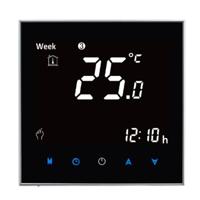 BHT-2001 3A laden Water verwarming Type LCD digitale verwarming kamerthermostaat Display Clock / temperatuur / tijd / Week / warmte etc.(Black) - thumbnail