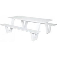 Picknicktafel Breeze aluminium wit - thumbnail