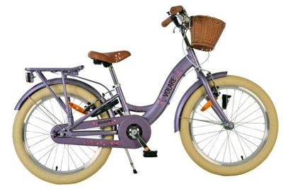 Volare blossom kinderfiets - meisjes - 20 inch - paars - twee handremmen