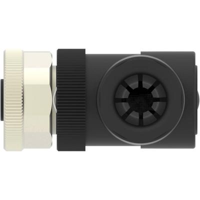 TE Connectivity T4112502041-000 Sensor/actuator connector, niet geassembleerd M12 Aantal polen (sensoren): 4 Bus, haaks 1 stuk(s)