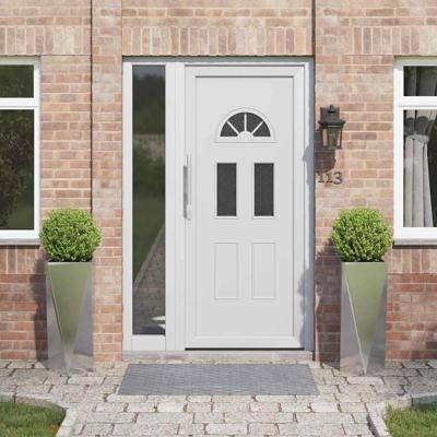 Plantenbak 2 pcs Zilver 30 x 30 x 75 cm Roestvrij staal