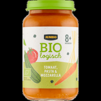 Jumbo Biologisch Babyvoeding Tomaat, Pasta & Mozzarella 8+ Maanden 220 g - thumbnail