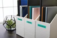 Labeltape dymo labelmanager d1 polyester 12mm grn | 5 stuks - thumbnail