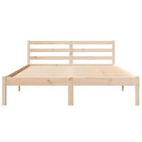 Bedframe Bruin 208.6 x 157.6 x 69.4 cm Massief grenenhout - thumbnail