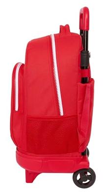 Schoolrugzak met Wielen Sevilla Fútbol Club Rood 33 x 45 x 22 cm