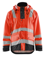 Blåkläder Regenjas High-Vis LEVEL 2 43022003 | High-Vis Rood/Zwart | Maat L - 7330509570678 - thumbnail