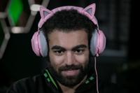 Razer Kitty Ears Cat Ears - Kitty Oortjes voor alle Razer Kraken headsets (Past op Razer Kraken, verstelbaar, waterproof) Quartz Roze - thumbnail