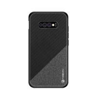 PINWUYO eert serie schokbestendige PC + TPU beschermhoes voor Galaxy S10e (zwart) - thumbnail