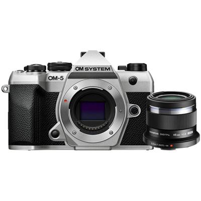 OM SYSTEM OM-5 II zilver + 45mm F/1.8
